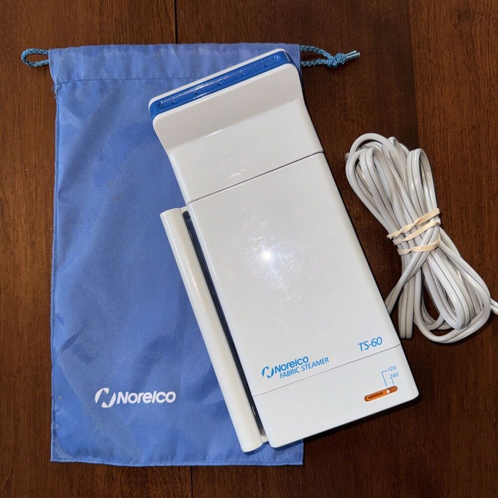 Norelco TS-60 Fabric Garment Steamer Worldwide Travel Dual Voltage Portable